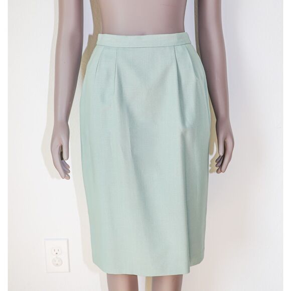 Vintage 80s Pencil Skirt‎ Work Office Formal Evening High Waisted Skirt Small - Picture 1 of 3